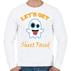 PRINTFASHION Lepedőt elő! - Férfi pulóver - Fehér