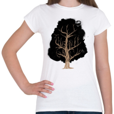 PRINTFASHION Let the tree grow - Női póló - Fehér
