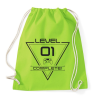 PRINTFASHION level-complete-01-gray - Sportzsák, Tornazsák - Limezöld