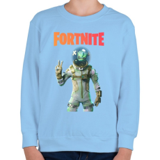 PRINTFASHION Leviathan Fortnite - Gyerek pulóver - Világoskék