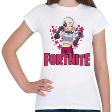 PRINTFASHION Lexa Fortnite - Női póló - Fehér női póló