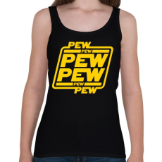 PRINTFASHION Lézerkardozás - Női atléta - Fekete