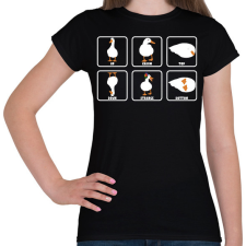 PRINTFASHION Liba nézőpontokból - Női póló - Fekete női póló