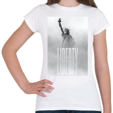 PRINTFASHION Liberty - Női póló - Fehér női póló
