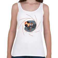 PRINTFASHION Licence to chill - nyugi van - Női atléta - Fehér női trikó