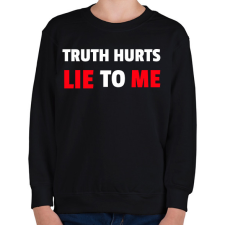 PRINTFASHION LIE TO ME - Gyerek pulóver - Fekete gyerek pulóver, kardigán