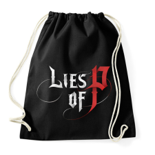 PRINTFASHION Lies of P - logo - Sportzsák, Tornazsák - Fekete tornazsák