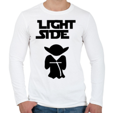 PRINTFASHION Light Side páros minta - Férfi hosszú ujjú póló - Fehér