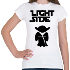 PRINTFASHION Light Side páros minta - Női póló - Fehér