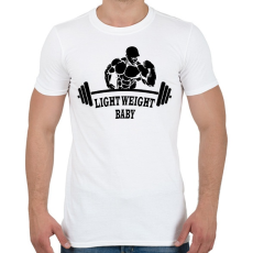 PRINTFASHION Light Weight Baby - Férfi póló - Fehér