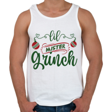 PRINTFASHION lil mister grinch-01 - Férfi atléta - Fehér