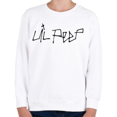 PRINTFASHION LIL PEEP - Gyerek pulóver - Fehér
