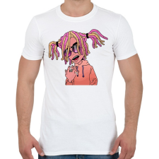 PRINTFASHION Lil Pump - Férfi póló - Fehér férfi póló