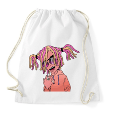 PRINTFASHION Lil Pump - Sportzsák, Tornazsák - Fehér tornazsák