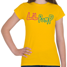 PRINTFASHION Lil Pump színes - Női póló - Sárga női póló