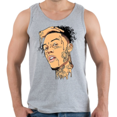 PRINTFASHION Lil Skies - Férfi atléta - Sport szürke