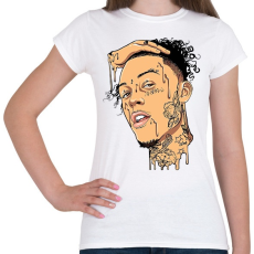 PRINTFASHION Lil Skies - Női póló - Fehér