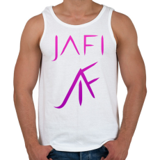 PRINTFASHION lila jafi - Férfi atléta - Fehér
