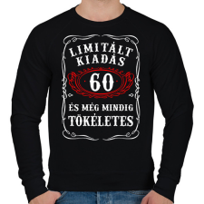 PRINTFASHION Limitált kiadás - 60 - Férfi pulóver - Fekete férfi pulóver, kardigán