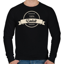 PRINTFASHION Limitált kiadás - Férfi pulóver - Fekete férfi pulóver, kardigán