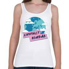 PRINTFASHION Limitált kiadás - Föld - Női atléta - Fehér női trikó