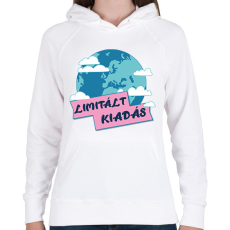 PRINTFASHION Limitált kiadás - Föld - Női kapucnis pulóver - Fehér