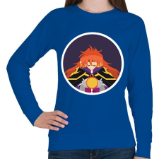 PRINTFASHION Lina - Női pulóver - Királykék női pulóver, kardigán