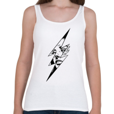 PRINTFASHION Line woman - Női atléta - Fehér női trikó