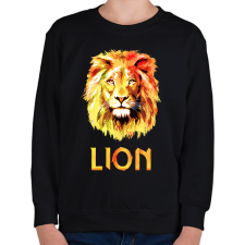 PRINTFASHION LION FACE - Gyerek pulóver - Fekete gyerek pulóver, kardigán