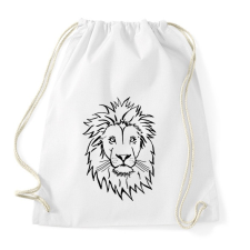 PRINTFASHION lion  - Sportzsák, Tornazsák - Fehér tornazsák