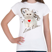 PRINTFASHION little kitten - Női póló - Fehér női póló