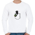 PRINTFASHION Little Pocket Enderman - Férfi pulóver - Fehér