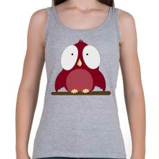 PRINTFASHION little red bird - Női atléta - Sport szürke