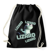 PRINTFASHION lizard - Sportzsák, Tornazsák - Fekete tornazsák