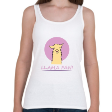 PRINTFASHION llama_purple - Női atléta - Fehér atléta, trikó