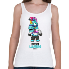 PRINTFASHION Llambro - Fortnite Season 6 - Női atléta - Fehér női trikó