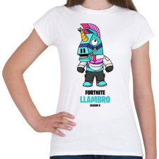 PRINTFASHION Llambro - Fortnite Season 6 - Női póló - Fehér női póló