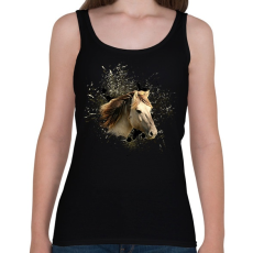 PRINTFASHION ló arc4 - Női atléta - Fekete