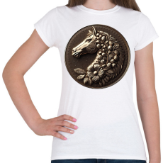 PRINTFASHION Lófej - Női póló - Fehér