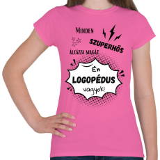 PRINTFASHION Logopédus - Női póló - Rózsaszín