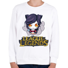 PRINTFASHION LOL Ahri - Gyerek pulóver - Fehér