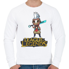 PRINTFASHION LOL Ekko - Férfi pulóver - Fehér férfi pulóver, kardigán