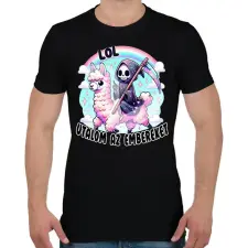 PRINTFASHION LOL, utálom az embereket - Férfi póló - Fekete férfi póló