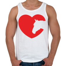 PRINTFASHION lólove - Férfi atléta - Fehér atléta, trikó