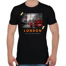 PRINTFASHION london - Férfi póló - Fekete