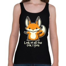 PRINTFASHION Look At All The Fox I Give - Női atléta - Fekete