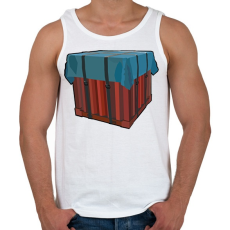 PRINTFASHION Lootbox - Férfi atléta - Fehér