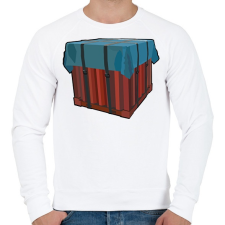 PRINTFASHION Lootbox - Férfi pulóver - Fehér férfi pulóver, kardigán