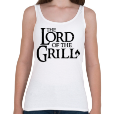 PRINTFASHION Lord of the grill fekete - Női atléta - Fehér
