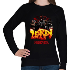 PRINTFASHION lordi forever - Női pulóver - Fekete